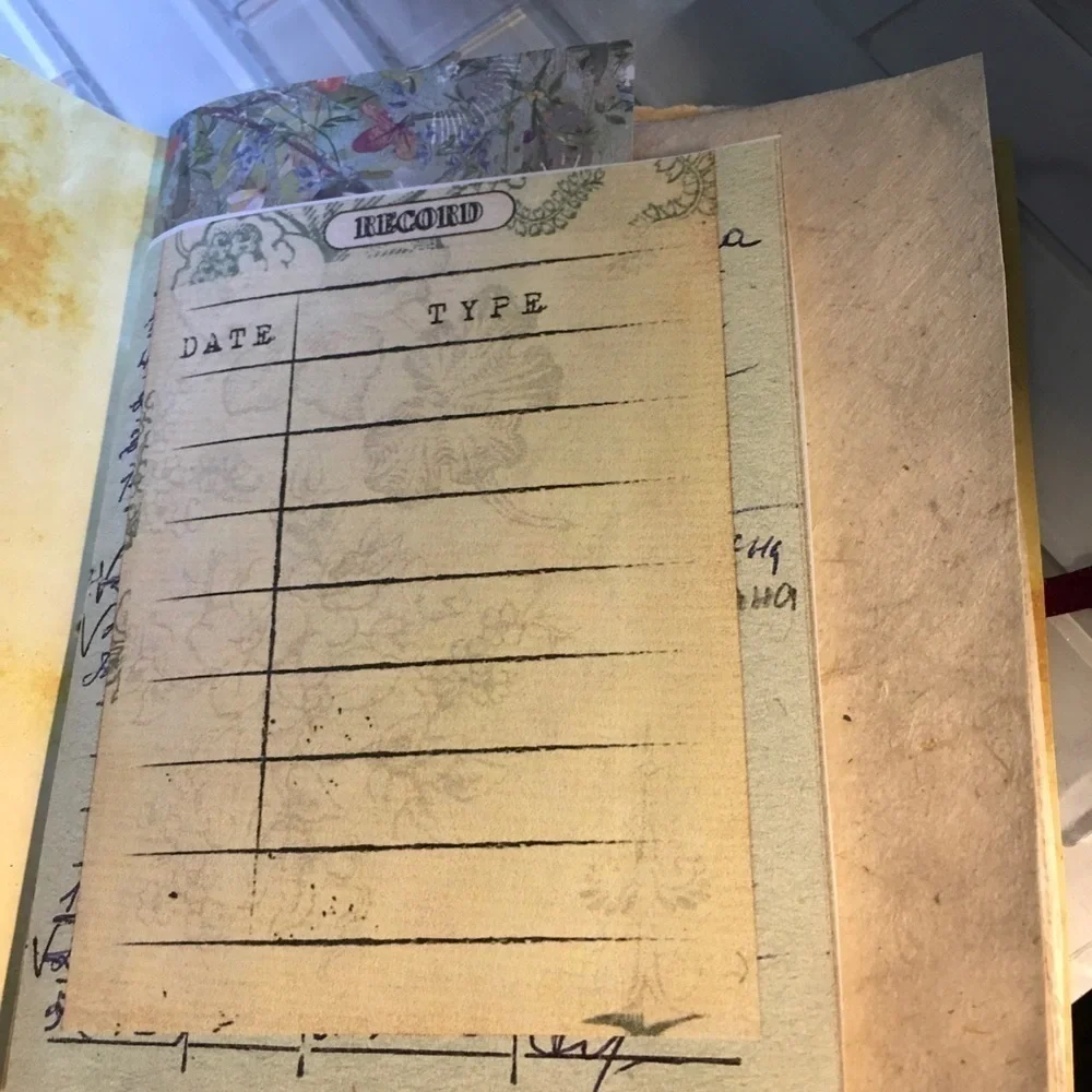 Handmade Journal 5x6 50 Pages Ephemera